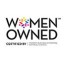 A women owned company logo with the words 