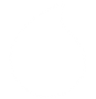 A white dot with an image of a drop in the middle.